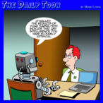AI Boss cartoon