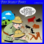Man cave cartoon