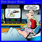 Baby ultrasound cartoon