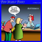 Midwife cartoon