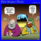 Pillar of salt cartoon