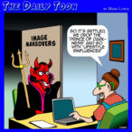 Influencer cartoon