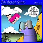 Ten commandments cartoon