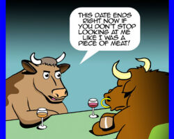 Stalking cartoon