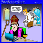 Cloud back up cartoon