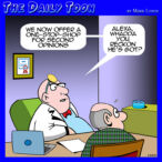 Self diagnosis cartoon