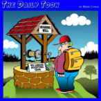Going cashless cartoon