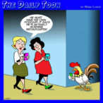 Podcaster cartoon