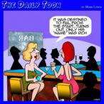Gold diggers cartoon