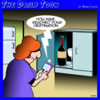 Sat nav cartoon