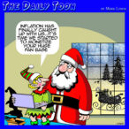 Santa cartoon