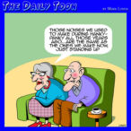 Getting old cartoon