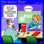 Gluten free cartoon