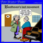 Beethoven's toilet cartoon
