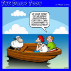 Vegetarians cartoon