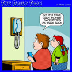 Ancestors had tails cartoon
