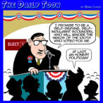 Honest politician cartoon