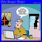 Lost passwords cartoon