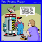 Time machine cartoon