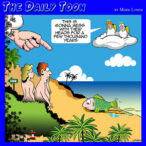 Evolution vs creation cartoon