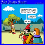 William Tell's son cartoon