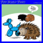 Porcupines cartoon