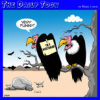 Vegetarians cartoon