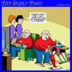 Artificial intelligence cartoon