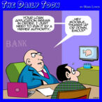 Artificial intelligence cartoon