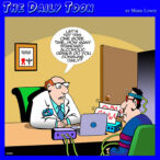 Lie detector cartoon