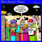 Three wise men cartoon