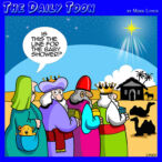 Birth of Jesus cartoon