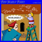 Sistine chapel cartoon