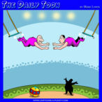 Trapeze cartoon