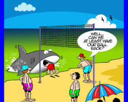 Volleyball cartoon