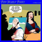 Mona Lisa cartoon