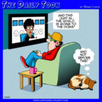 The world in crisis cartoon