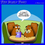 Beaver cartoon