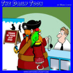 Pirates eye patch cartoon