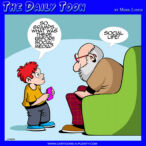 Before social media cartoon