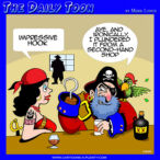 Second hand shop cartoon