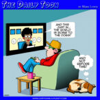 World in crisis cartoon