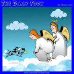 Frisbees cartoon