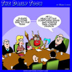 Corporate raiders cartoon