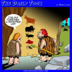 Grocery shopping cartoon