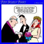 Wedding vows cartoon