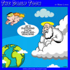 God's dilemma cartoon