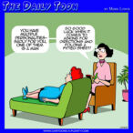 Folding a fitted sheet cartoon