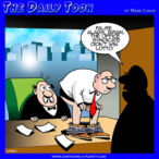 Winning Lotto cartoon