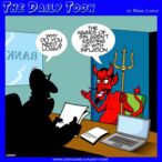 Bank loans cartoon